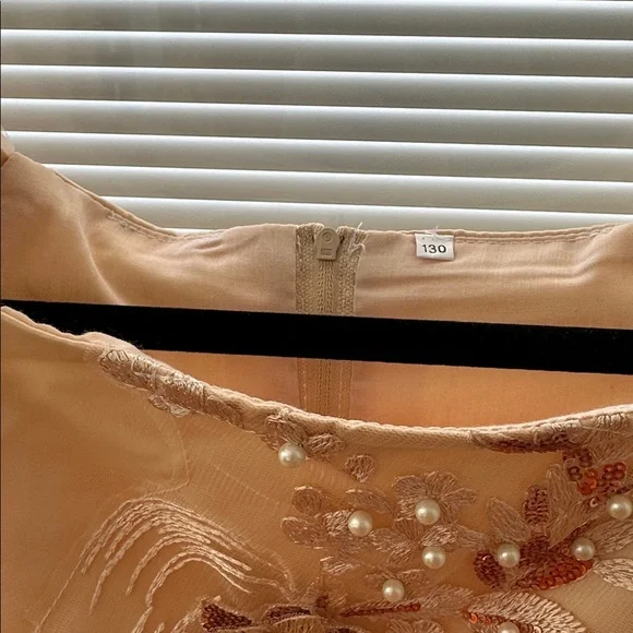 Princess Peach Sequin‎ Floral Dress - Picture 4 of 5